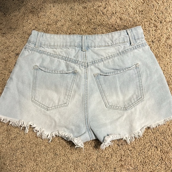 Rewash Brand Ripped Jean Shorts - Picture 2 of 8